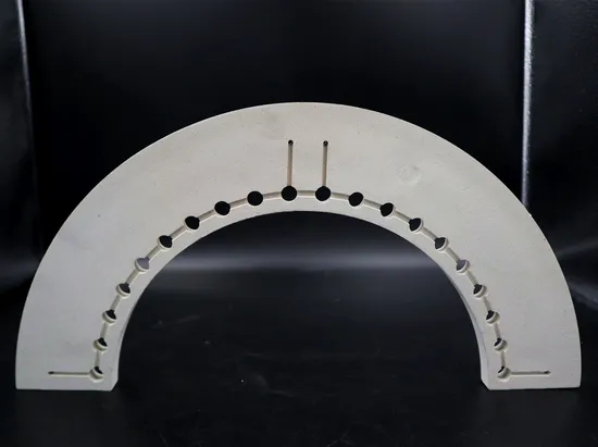 Support Customization High-Temperature Resistant Cordierite Ceramic Semi-Ring Insulating Plate