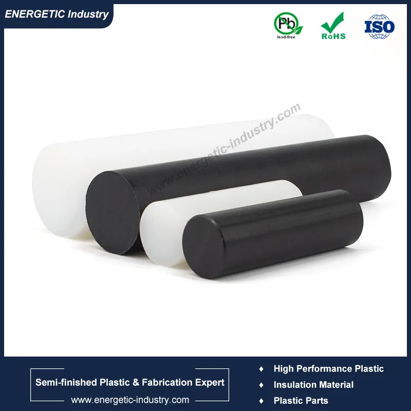Китай индивидуальные формованные белые стержни из стекловолокна PTFE/UHMWPE/HDPE